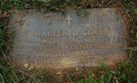 Walter Dayton Goff 1895 1960 Memorial Find A Grave