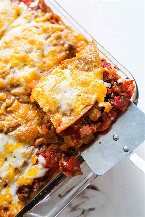 The Best Mexican Lasagna with Corn tortillas - Home, Family, Style and ...