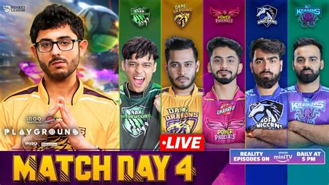 Playground 2 Match Day 4 Live Ft Carryminati Scoutop Triggered Insaan Harsh Beniwal