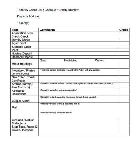 13 Rental Inventory Templates Sample Templates