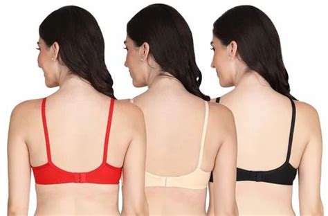 Lycra Cotton Push Up Women Soft Cup Non Padded Bra Set Plain At Rs 100set In Greater Noida