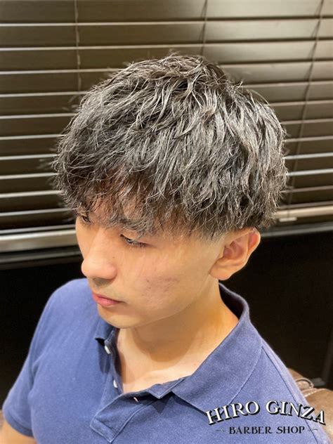 ソフトツイストスパイラルパーマ｜ヘアカタログ｜高級理容室 床屋 ヒロ銀座ヘアーサロン