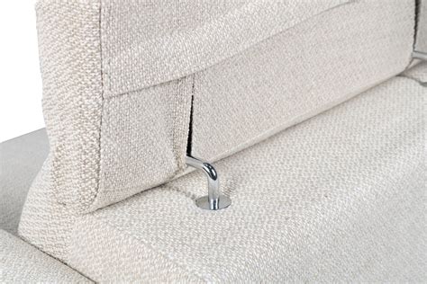 Logan Sectional Fabric Sofa Beige Colour
