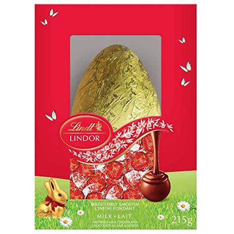 Lindt Lindor Milk Chocolate Easter Egg T Box 215g — Deals From