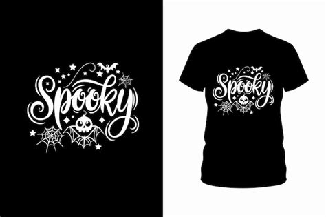 Premium Vector Spooky Tshirt Design Vector Art