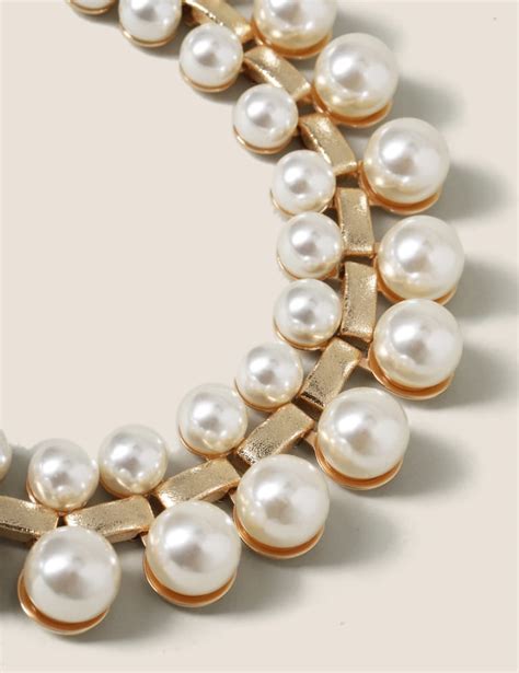 Multi Row Pearl Necklace Mands Collection Mands