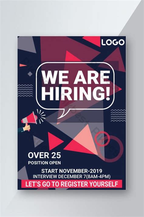 We Are Hiring Templates Flyer Ai Free Download Pikbest