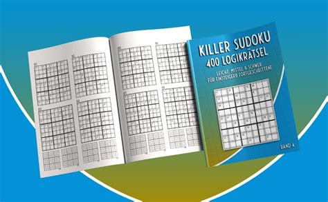 Killer Sudoku Rätselbuch Sudoku Rätselheft mit 400 Summen Sudoku