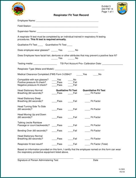 Respirator Fit Test Form Pdf Form Resume Examples Ojyqkg Zl