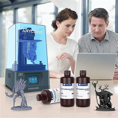 Anycubic Dlp 3d Printer Resin 365 405nm Uv Photopolymer Craftsman Resin