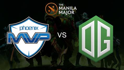 MVP Vs OG GAME 1 DOTA 2 Manila Major 2016 YouTube