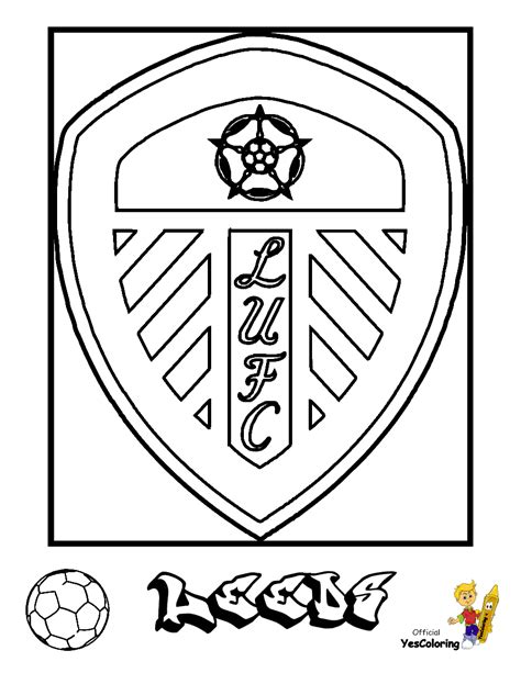 Leeds United Fc Coloring Pages Franklin Morrisons Coloring Pages