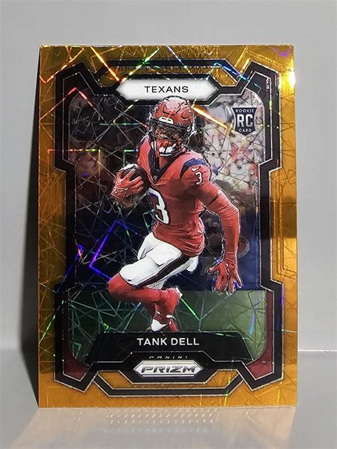 2023 Prizm Tank Dell Exclusive Orange Lazer Prizm Rookie RC Texans EBay