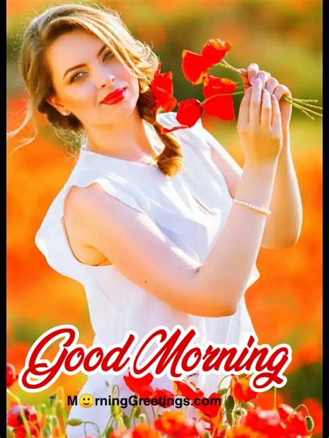 25 Good Morning Beautiful Women Images Morning Greetings Morning Quotes And Wishes Images