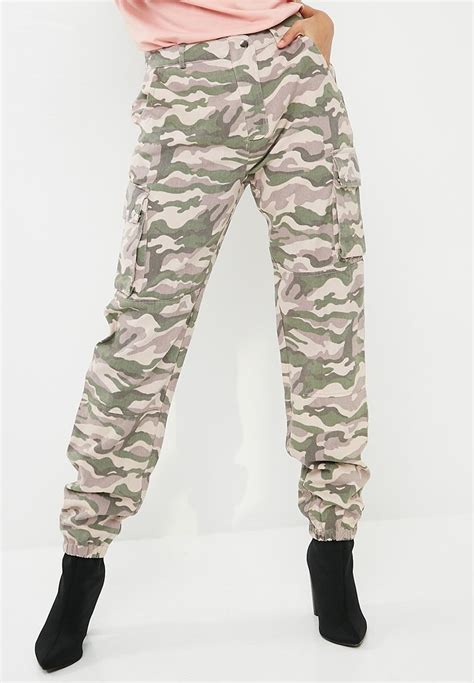 Premium Nude Camo Trousers Blush Missguided Trousers Superbalist