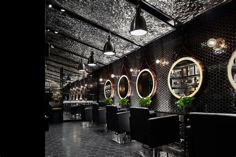 S5 Design Creates A Moody Punk Interior For Barber Shop In Wuxi China