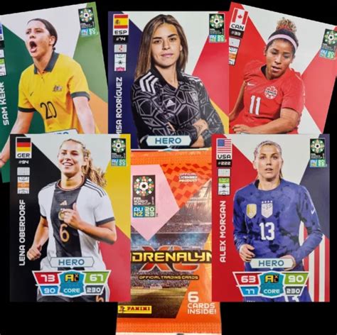 Panini Fifa Women S World Cup Au Nz Adrenalyn Xl Hero Cards