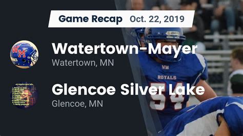 Watertown Mayer Hs Football Video Recap Watertown Mayer Vs Glencoe