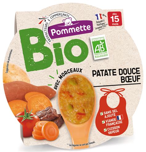 Pommette Bio ASSIETTE PATATE DOUCE 3250392805012