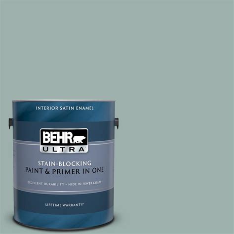 Behr Ultra Gal N Garden Vista Satin Enamel Interior Paint And