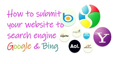 How To Submit Website To Google Bing Yahoo And Other Search Engines