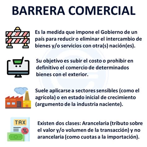 Barrera Comercial Economipedia