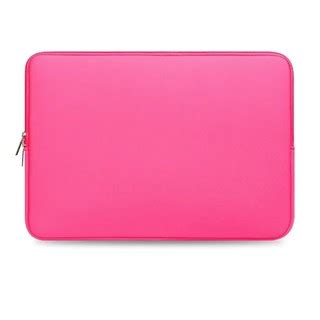 Capa Case Neoprene Slim Premium Cor Rosa Pink Para Notebook HP Dell