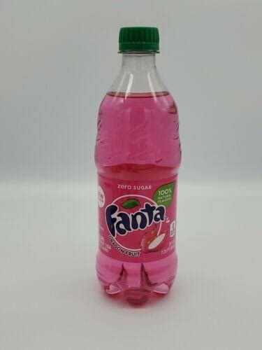 2022 New Flavor Fanta Dragon Fruit Zero Sugar Full 20oz Bottle Coca