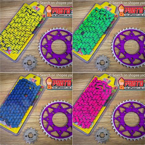 Sprocket Set For Raider Carb Fi Lighten Sprocket Violet With