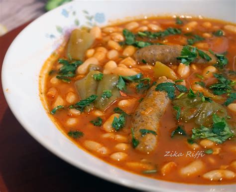 Haricots Blancs Aux Merguez Loubia Bel Merguez Cuisine De Zika