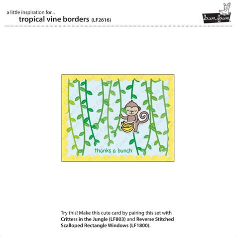 Tropical Vine Borders Lawn Fawn