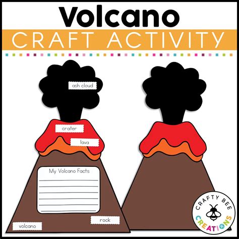 Volcano Craft Natural Disaster Activity Landforms Volcano Writing