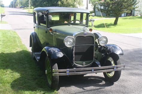 Sold Ford Model A Town Sedan Briggs Hemmings