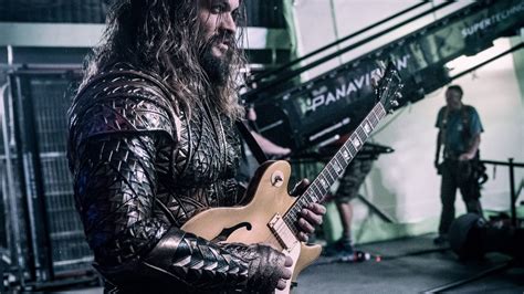 Wallpaper Jason Momoa Guitar Aquaman Justice League Celebrities