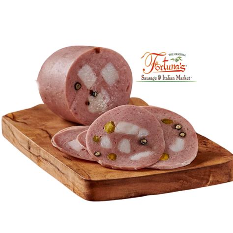 Mortadella With Pistachio 2 Pack Imported From Italy And Made In Usa