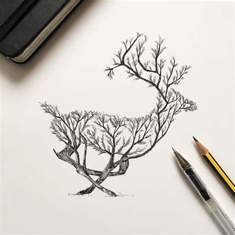 Pen And Ink Animal Drawing at GetDrawings | Free download