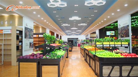 Wooden And Steel Fresh Fruit Shelves Fruit And Vegetable Shelf Fruit ...