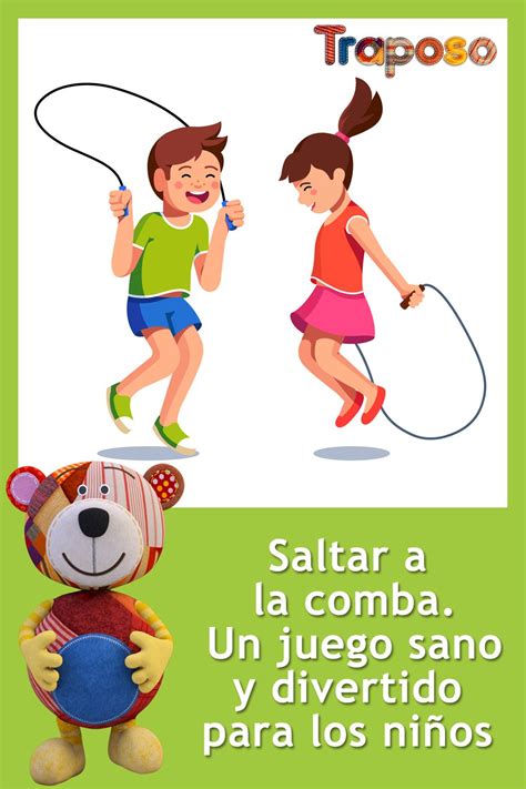 Saltar a la comba Un juego sano y divertido para los niños Juegos