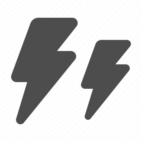 Lightning Bolt Lightning Energy Electricity Power Storm Icon