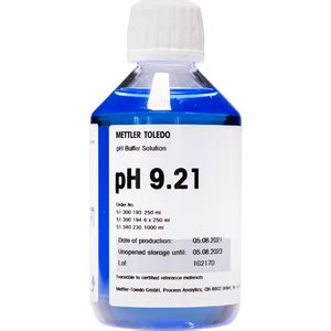 Technical Buffer PH 9 21 250ml Overview METTLER TOLEDO