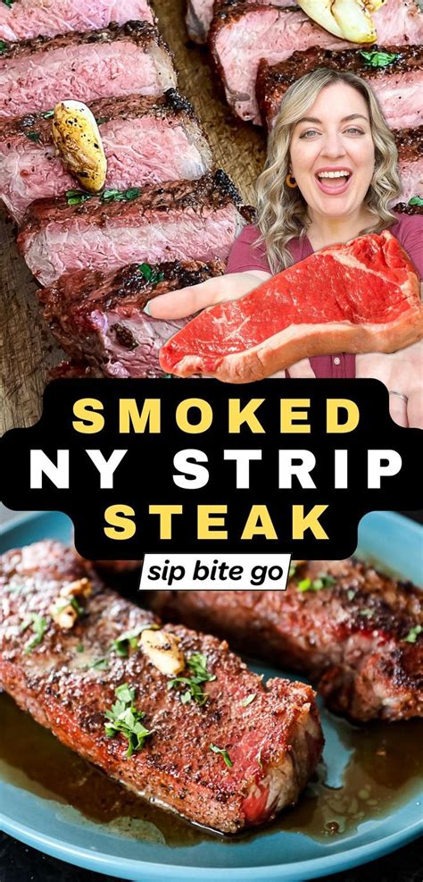 Pellet Grill Smoked Ny Strip Steaks Recipe Ny Strip Steak Pellet Grill Recipes Strip Steak