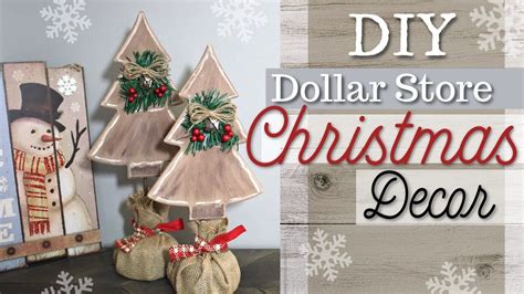 Diy Dollar Store Christmas Decor Farmhouse Christmas Decor