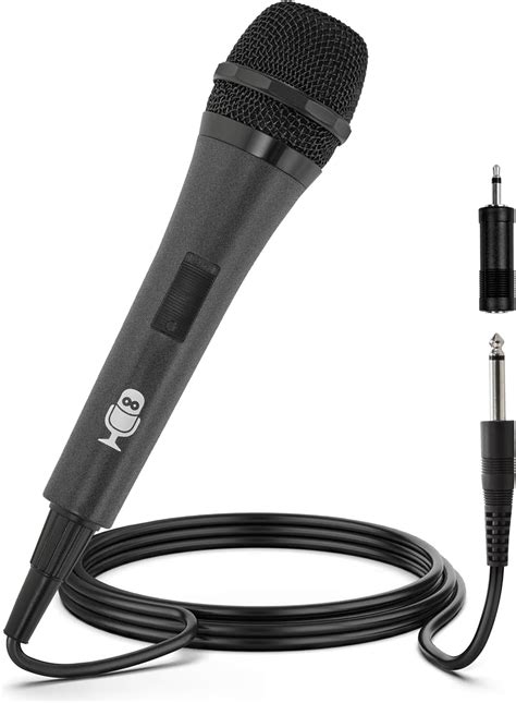 Amazon Singing Machine Wired Microphone For Karaoke Black