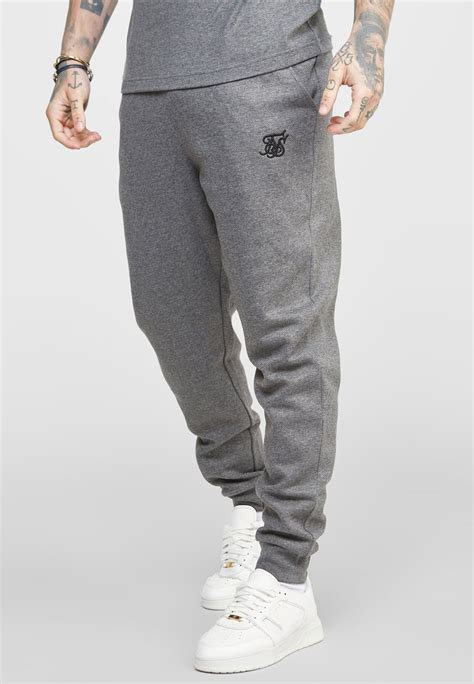 Siksilk Tracksuit Bottoms Dark Grey Marl Dark Grey Zalando De