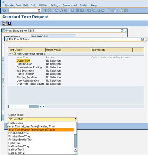 Printing With Print Options Sap Library Sap Printing Guide Bc Ccm Prn