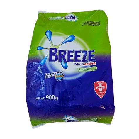 Breeze Multiactive Laundry Detergent Powder Lemon 900g — The Caribbean