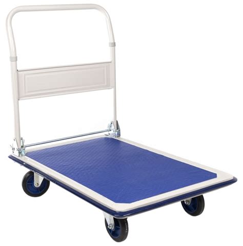 RS PRO RS PRO Foldable Flatbed Steel Platform Trolley 608 X 907 X