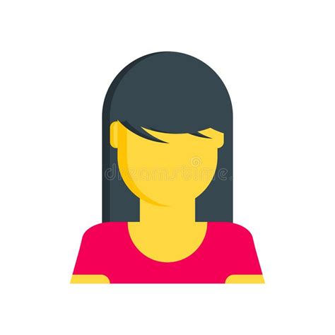 Icono De La Mujer Aislado En El Fondo Blanco Ilustraci N Del Vector