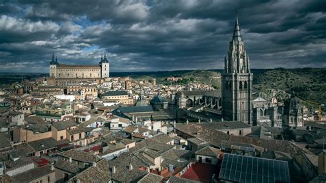 Architecture Building City Cityscape Toledo Spain Castle Tower ...