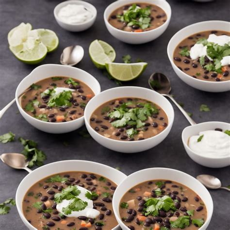 Black Bean Soup With Chunky Raita Recipe Recipes Net